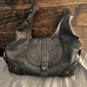 HOBO int’l bag black leather large hobo bag